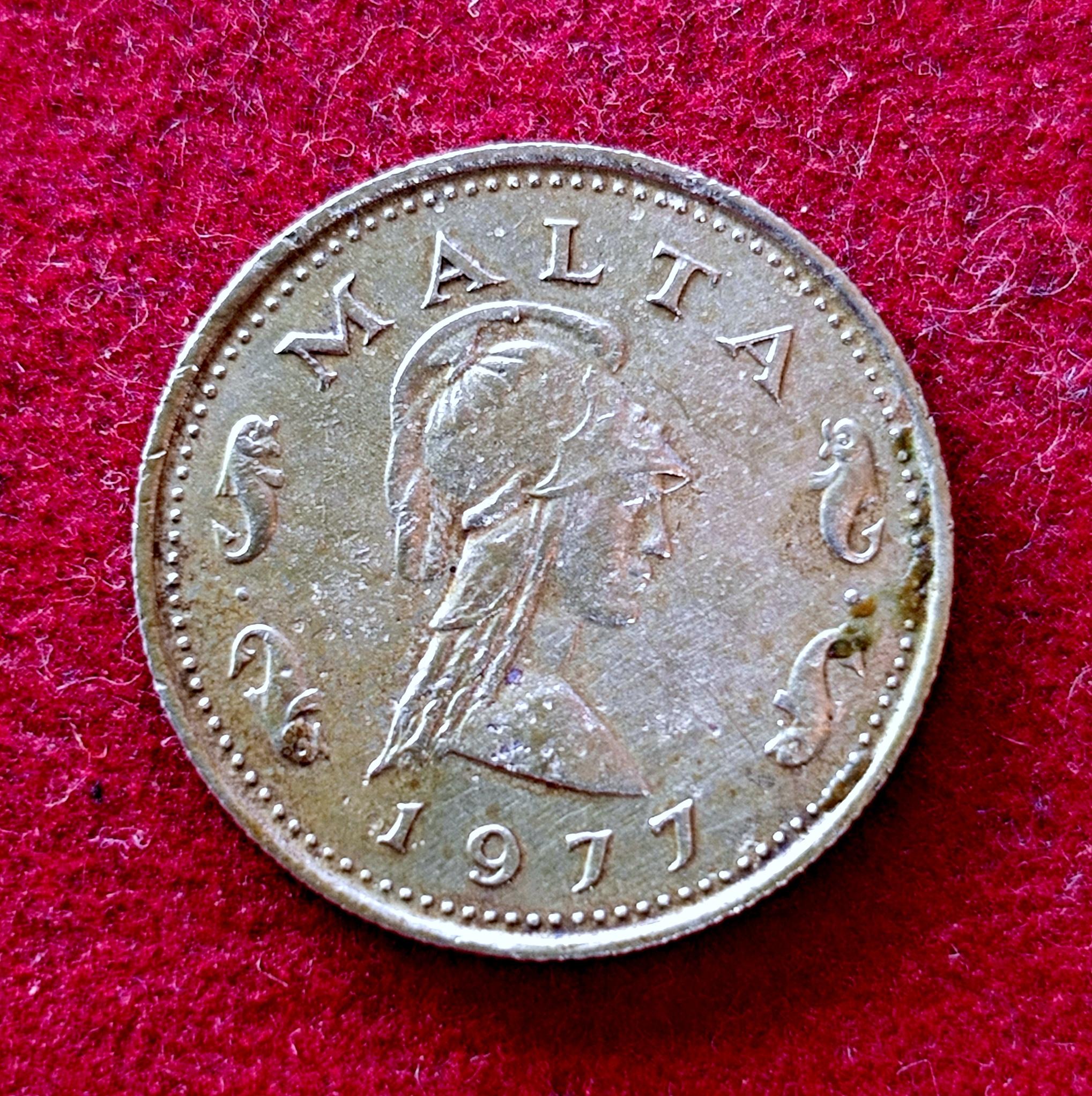Malta 2 Cents 1977 Coin