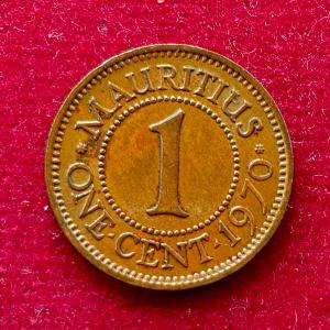 Mauritius 1 Cent - Elizabeth II 1st portrait 1970 Coin