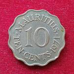 Mauritius 10 Cents - Elizabeth II 1971 Coin