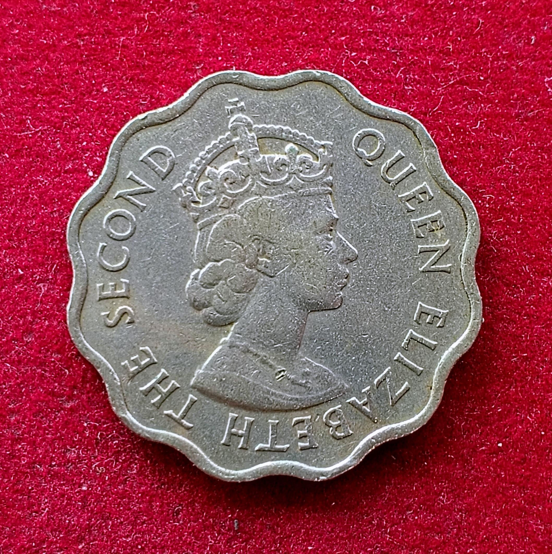 Mauritius 10 Cents - Elizabeth II 1971 Coin