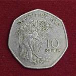 Mauritius 10 Rupees 1997 Coin