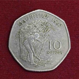 Mauritius 10 Rupees 1997 Coin