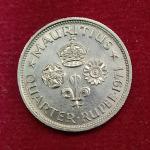 Mauritius 1/4  Rupee Elizabeth II 1971 Coin