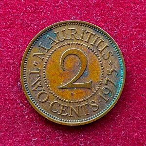 Mauritius 2 Cents - George VI 1975 Coins