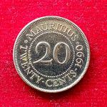 Mauritius 20 Cents 1990 Coin