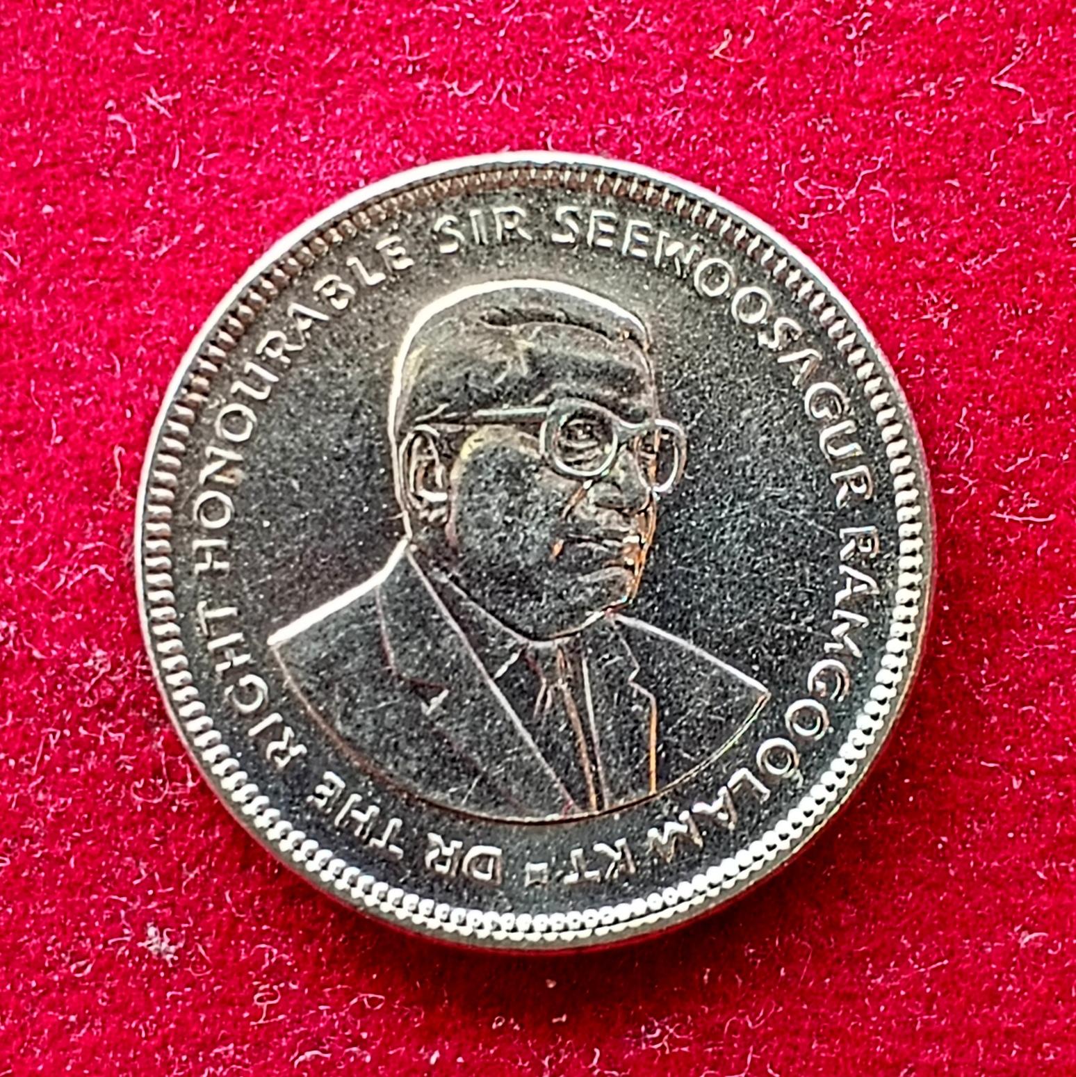 Mauritius 20 Cents 1990 Coin