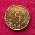Mauritius 5 Cents 2012 Coin