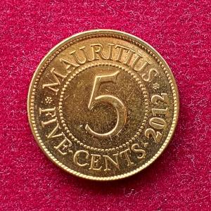 Mauritius 5 Cents 2012 Coin