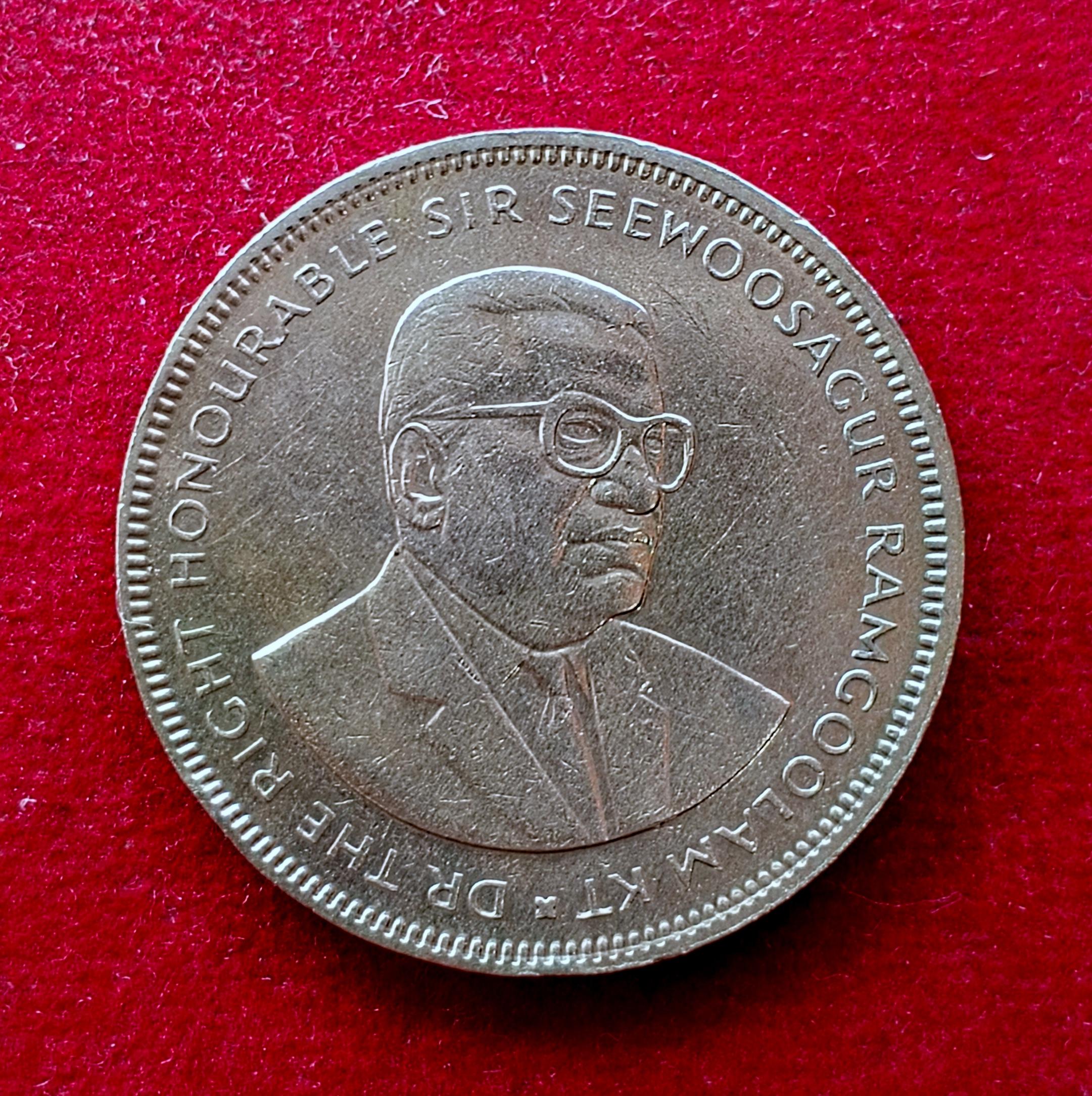 Mauritius 5 Rupees 1987 Coin