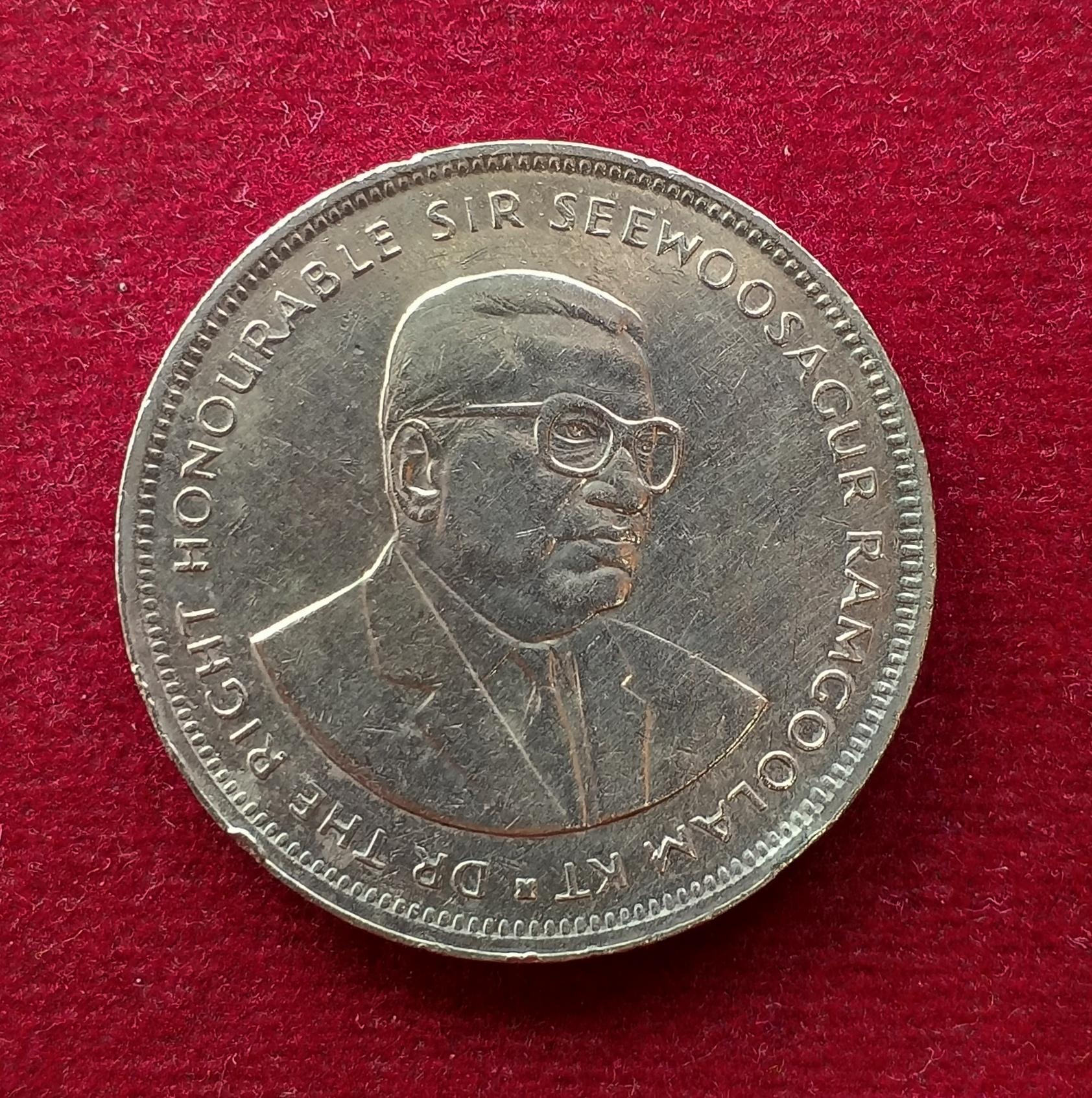 Mauritius 5 Rupees 1991 Coin