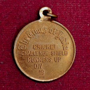 Medal : The Times of India - Cricket Challenge Shield Runners UP