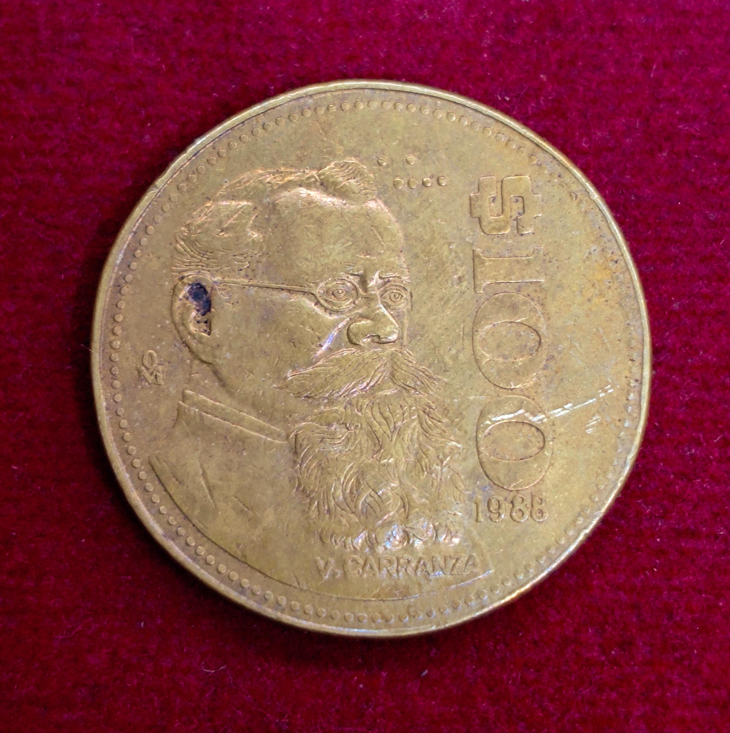 Mexico 100 Pesos 1988 Coin