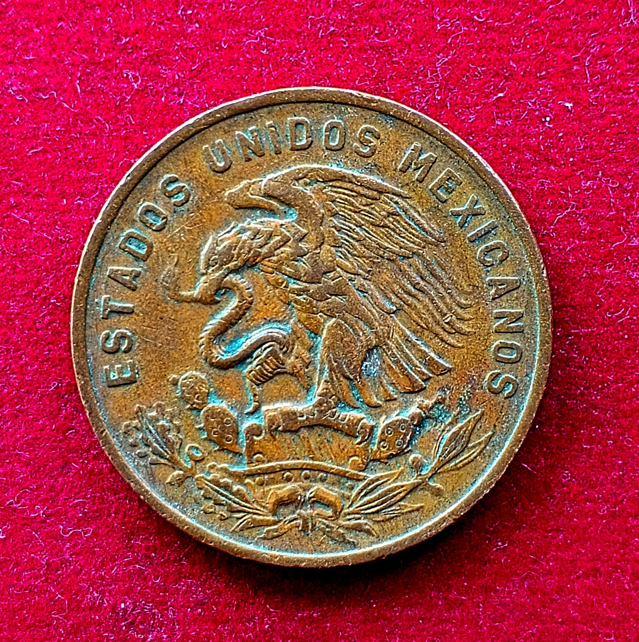 Mexico 20 Centavos 1970 Coin