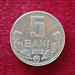 Moldova 5 Bani 2012 Coin
