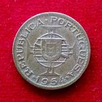 Mozambique 2.50 Escudos 1954 Coin