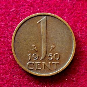 Netherlands 1 Cent - Juliana 1950 Coin