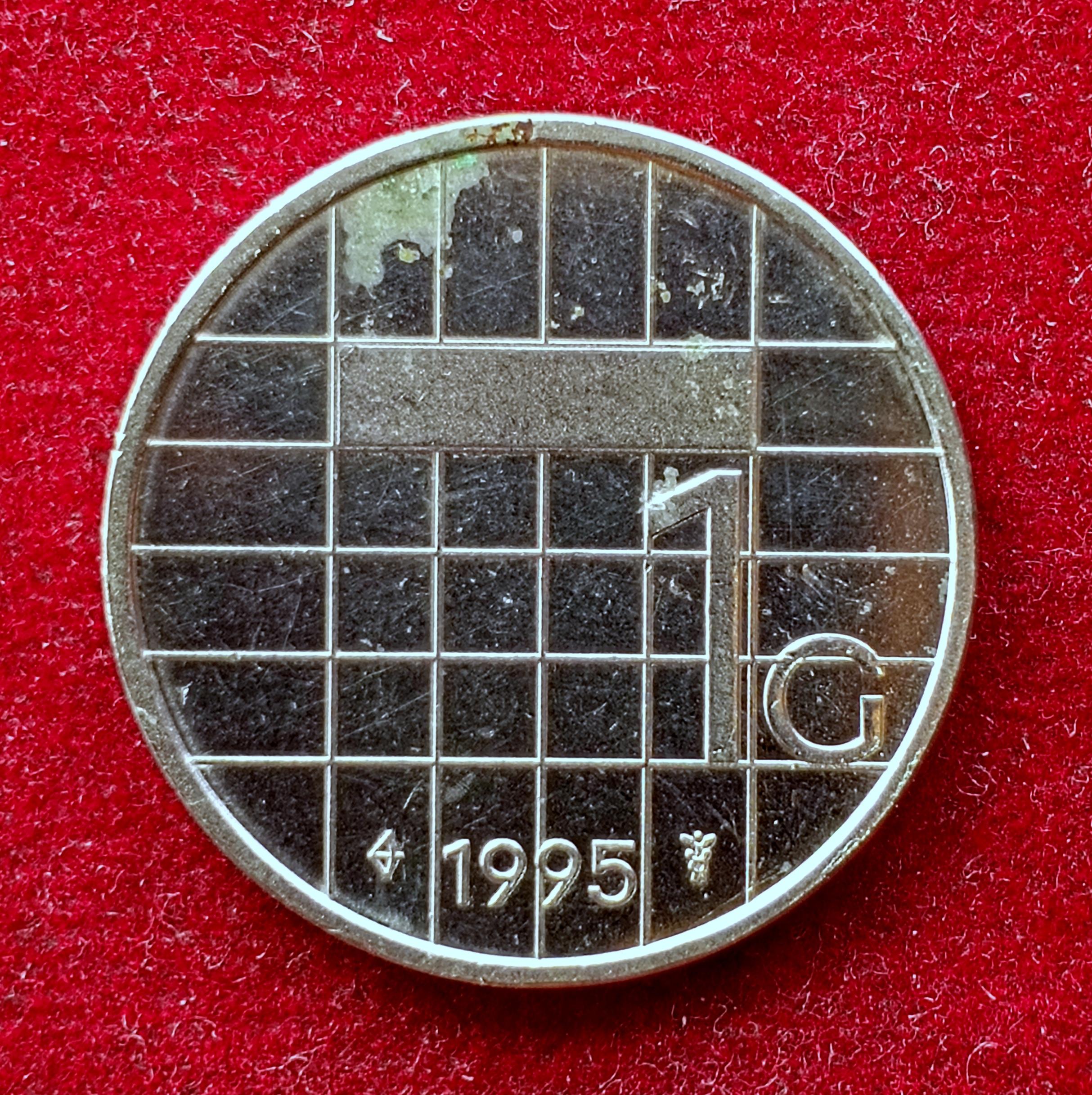 Netherlands 1 Gulden Beatrix 1995 Coin