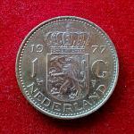 Netherlands 1 Gulden - Juliana 1977 Coin