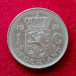 Netherlands 1 Gulden - Juliana 1971 Coin