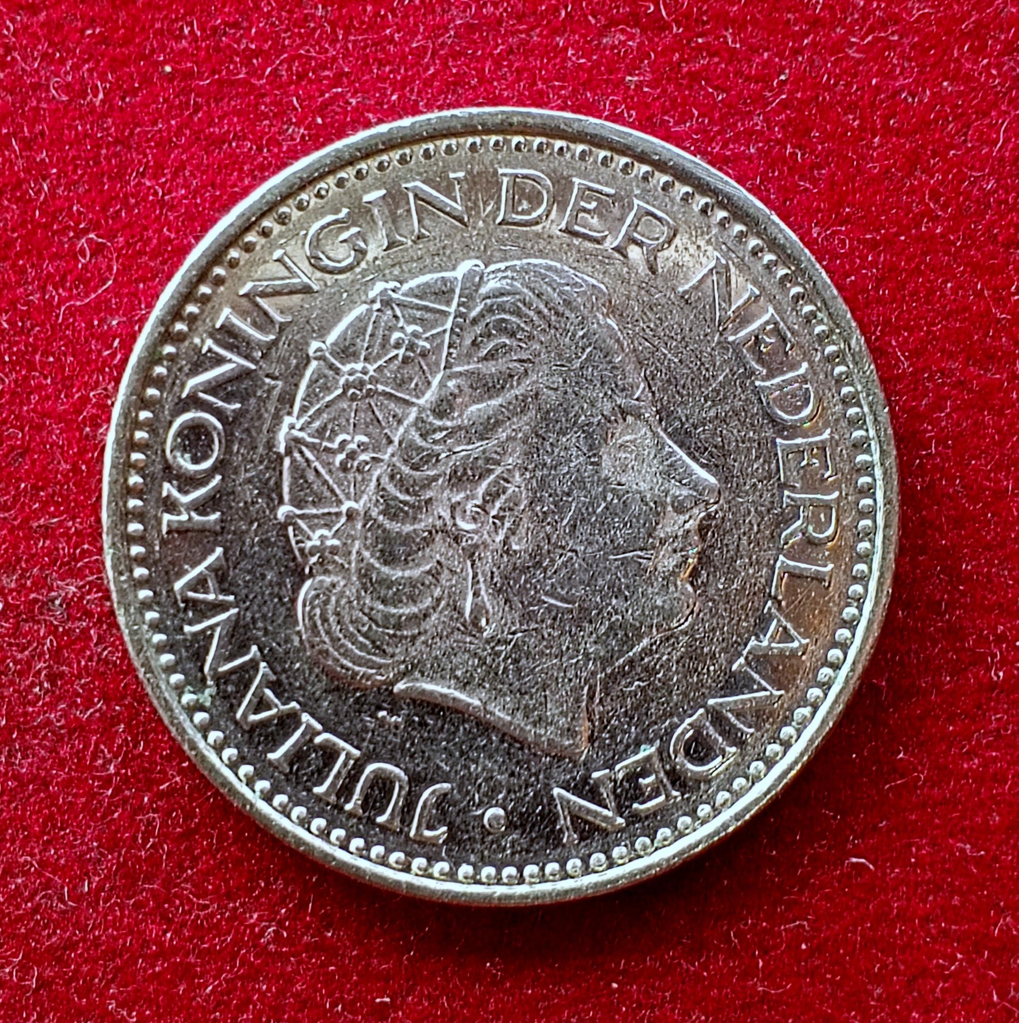Netherlands 1 Gulden - Juliana 1980 Coin