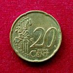 Netherlands 20 Euro Cent - Beatrix 2001 Coin