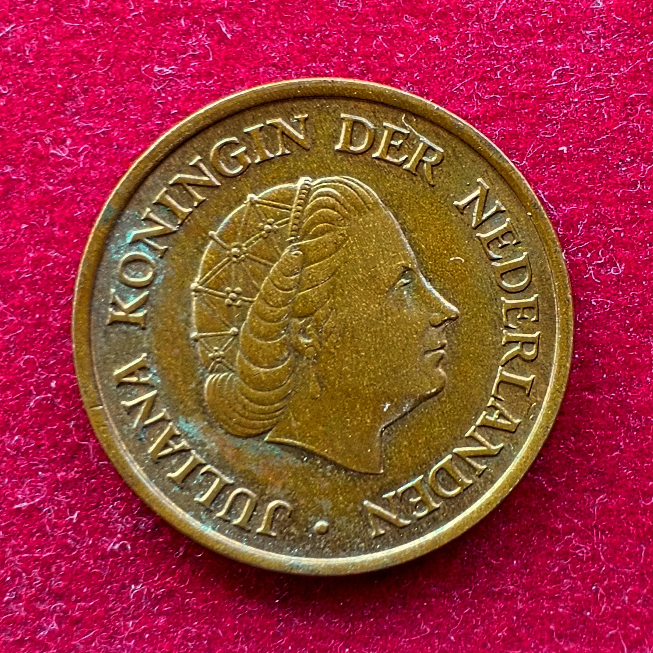 Netherlands 5 Cent Juliana 1962 Coin
