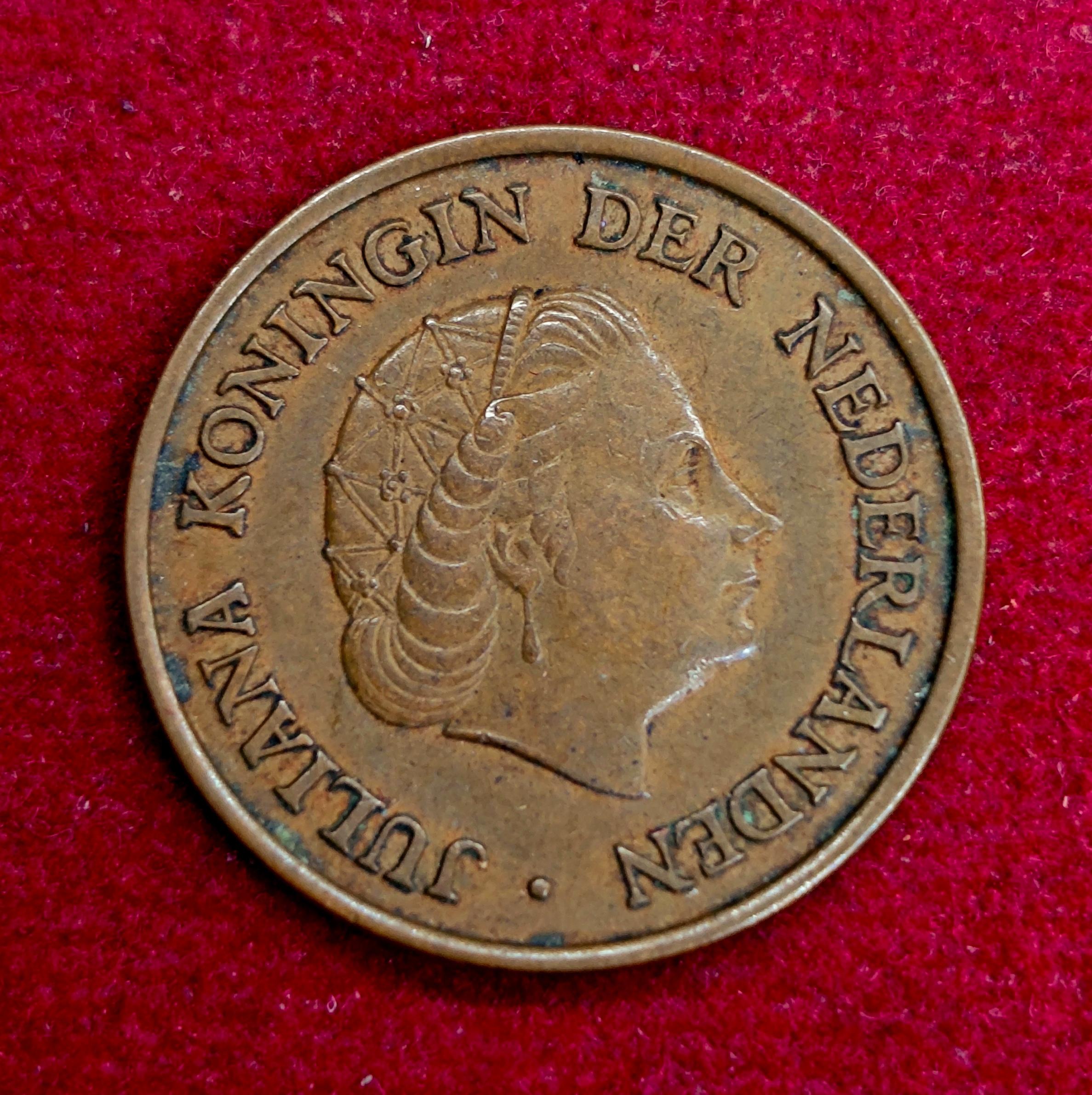 Netherlands 5 Cent Juliana 1963 Coin