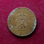 Netherlands East Indies (Indonesia) 2 1/2 Cents 1945 Coin