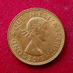 New Zealand 1/2 Penny - Elizabeth II 1965 Coin