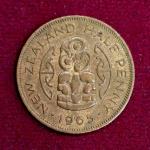 New Zealand 1/2 Penny - Elizabeth II 1965 Coin