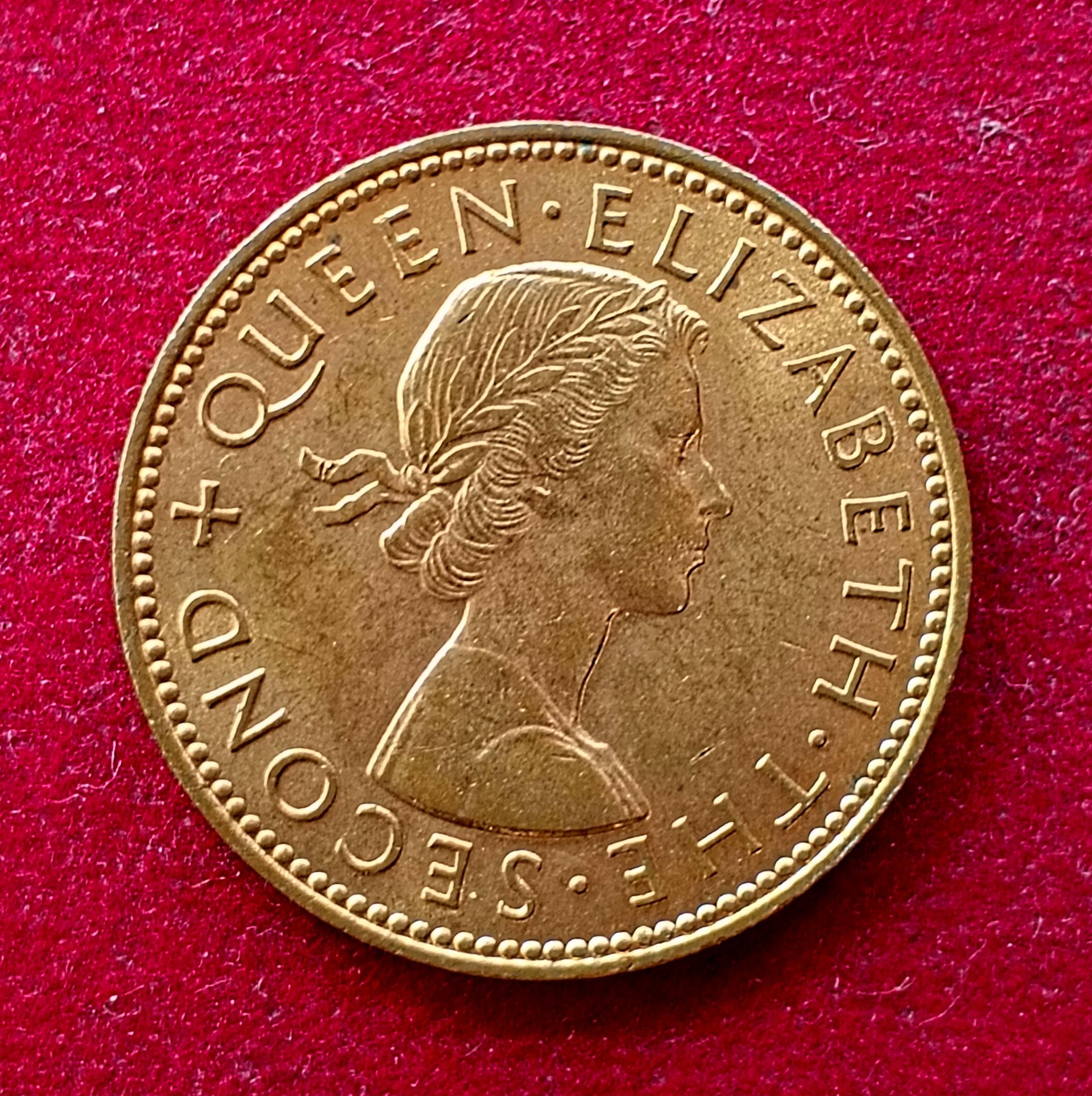 New Zealand 1/2 Penny - Elizabeth II 1965 Coin