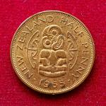 New Zealand 1/2 Penny - Elizabeth II 1965 Coin