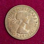 New Zealand 1/2 Penny - Elizabeth II 1965 Coin