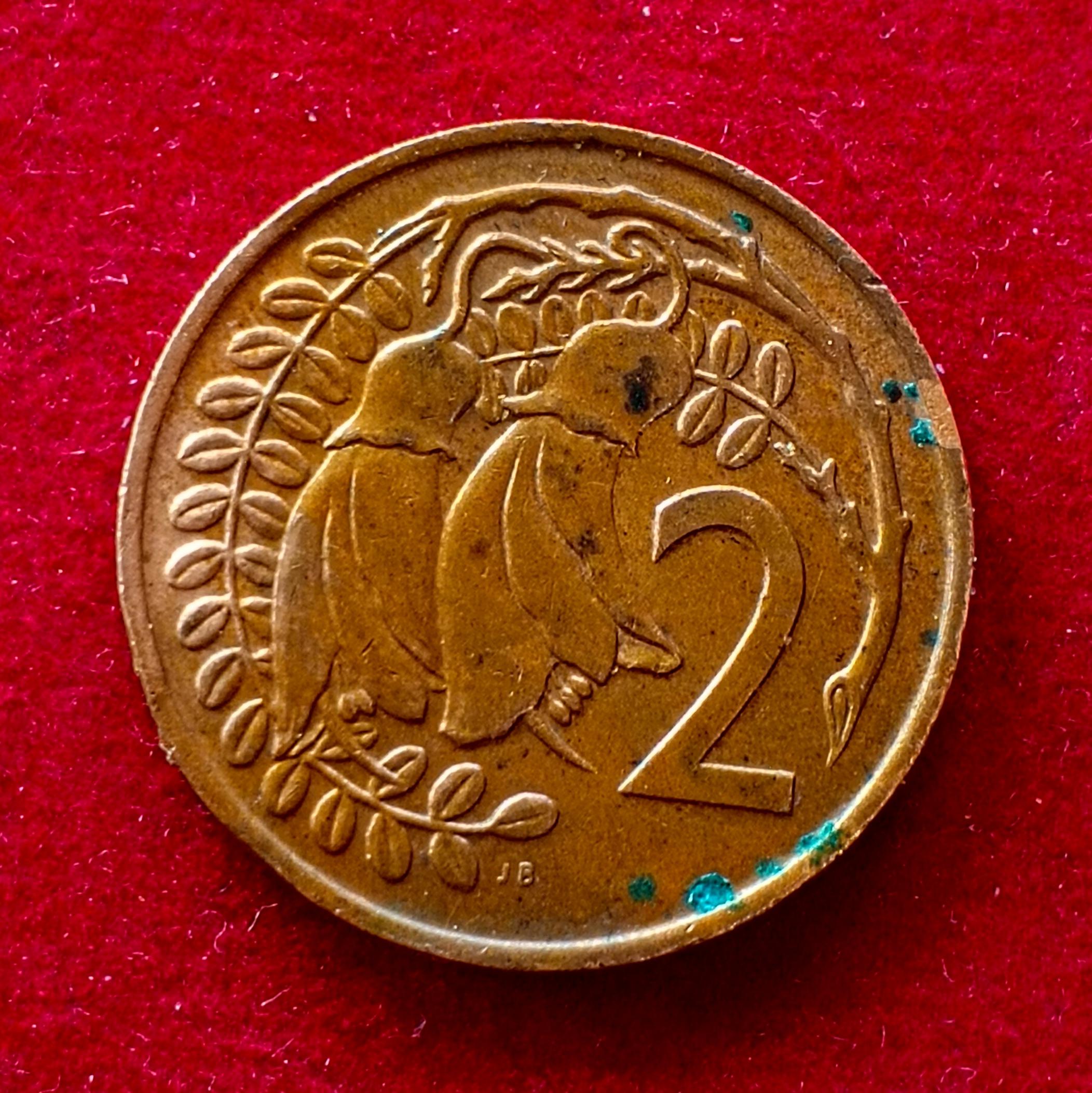 New Zealand 2 Cents - Elizabeth II 1967 Coin