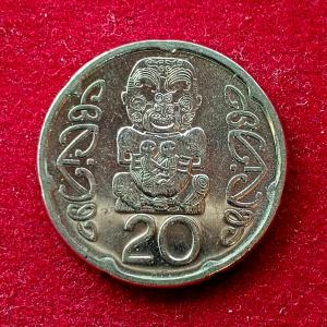 New Zealand 20 Cents Elizabeth II 2008  Coin