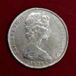 New Zealand 50 Cents - Elizabeth II 1975 Coin