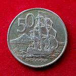 New Zealand 50 Cents - Elizabeth II 1976 Coin