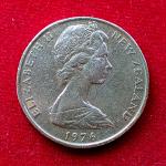 New Zealand 50 Cents - Elizabeth II 1976 Coin