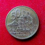 New Zealand 50 Cents - Elizabeth II 2006 Coin (Diameter - 31.75 mm)
