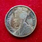 New Zealand 6 Pence - George V 1933 Silver Coin
