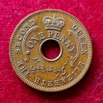 Nigeria 1 Penny Elizabeth II 1959 Coin
