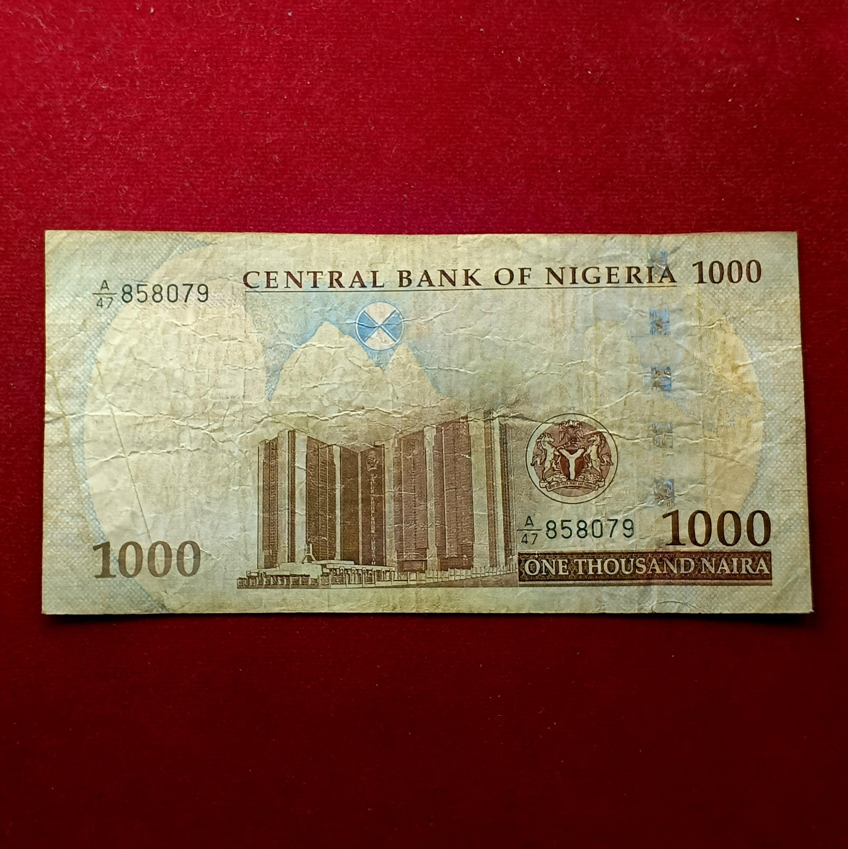 Nigeria 1000 Naira 2018 Note