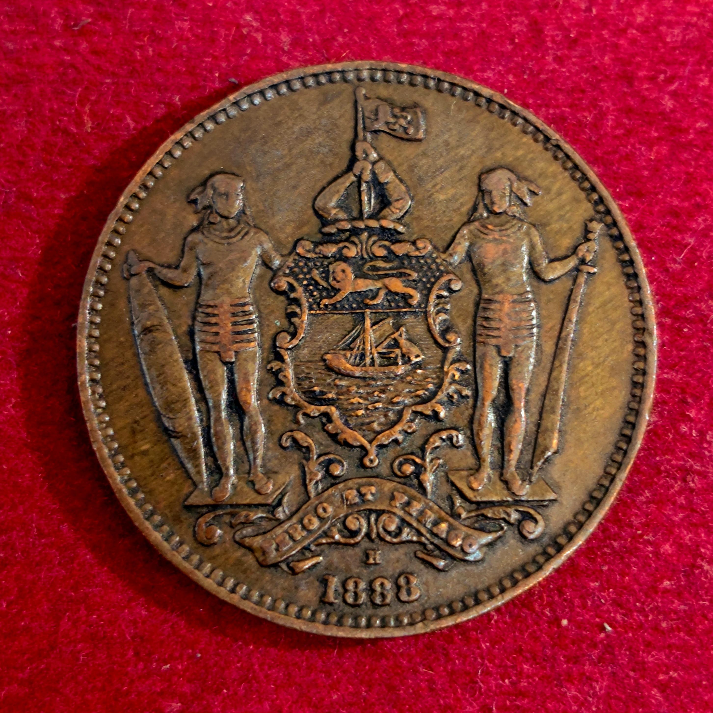 North Borneo (Malaysia) 1 Cent 1888 Coin