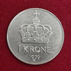 Norway 1 Krone - Olav V 1979 Coin