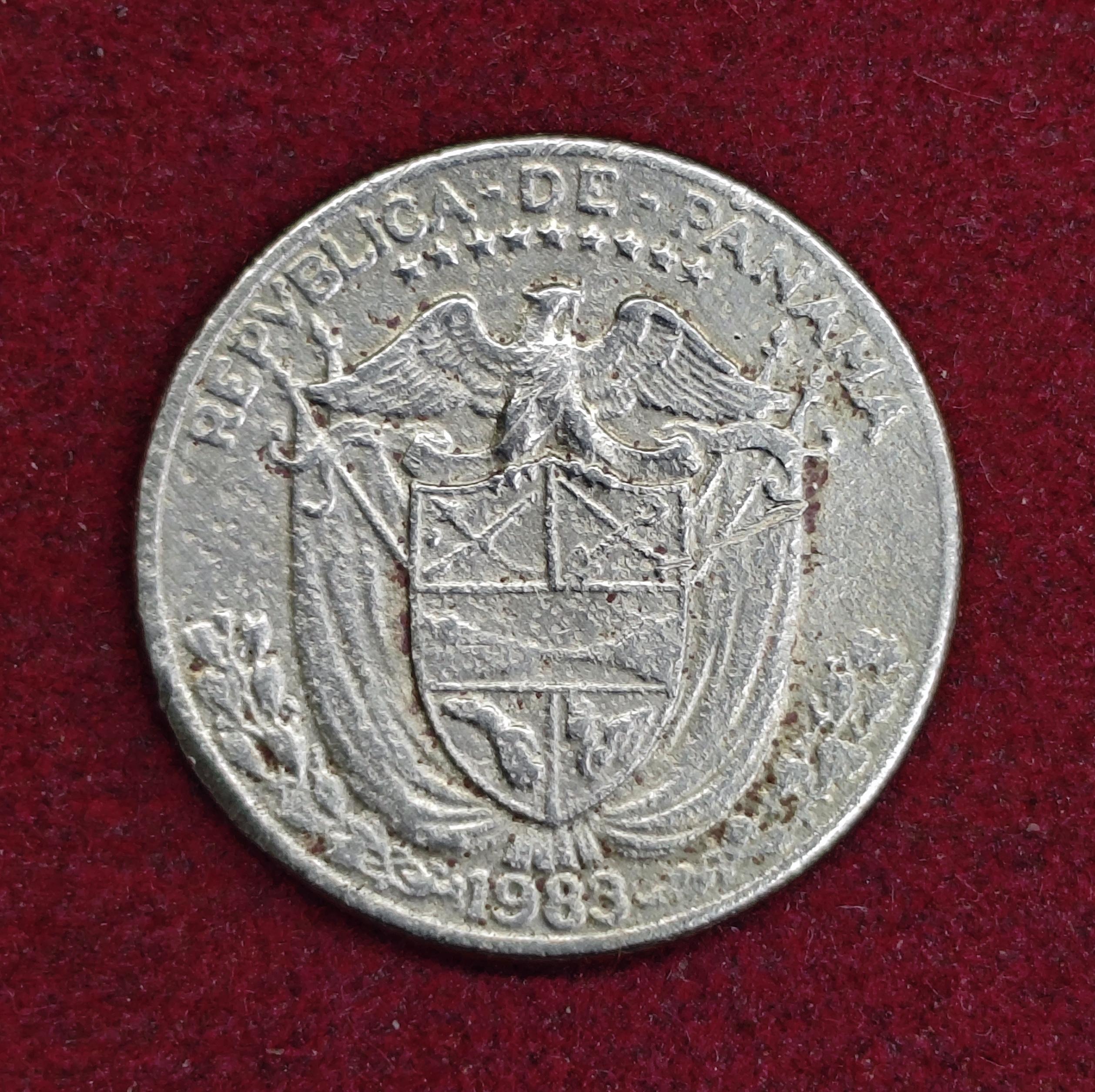 Panama 1/10 Balboa 1983 Coin