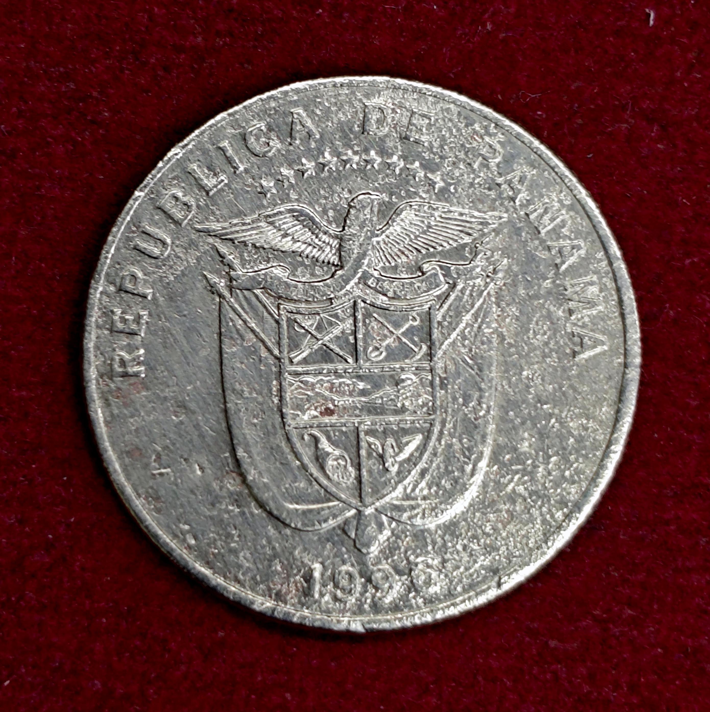 Panama 1/4 Balboa 1998 Coin (24.26 mm)