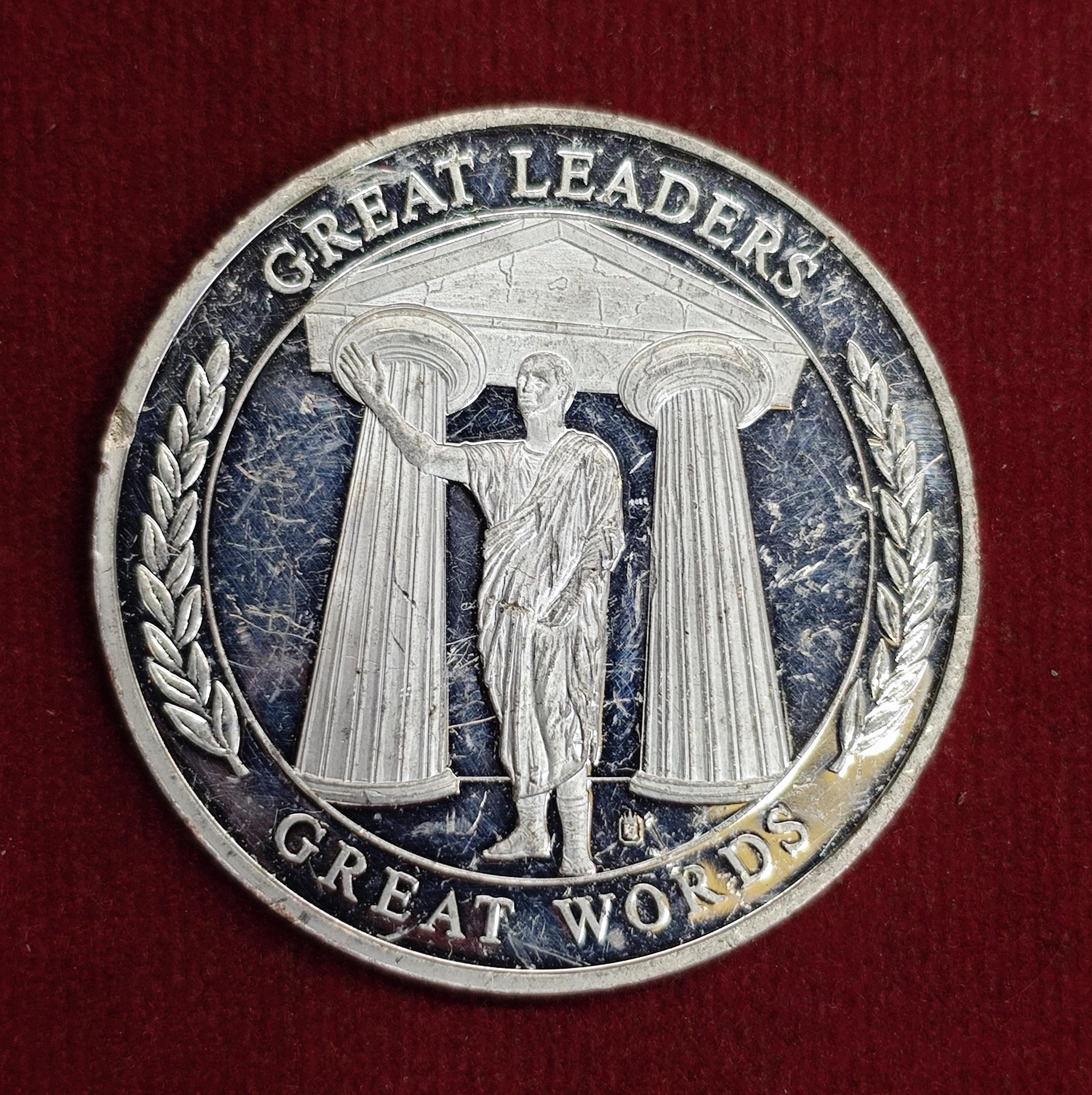 Patrick Henry “Give Me Liberty or Give Me Death” Commemorative Medallion – Great Leaders Series Collectible Coin (40mm)