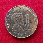 Philippines 1 Piso 1997 Coin