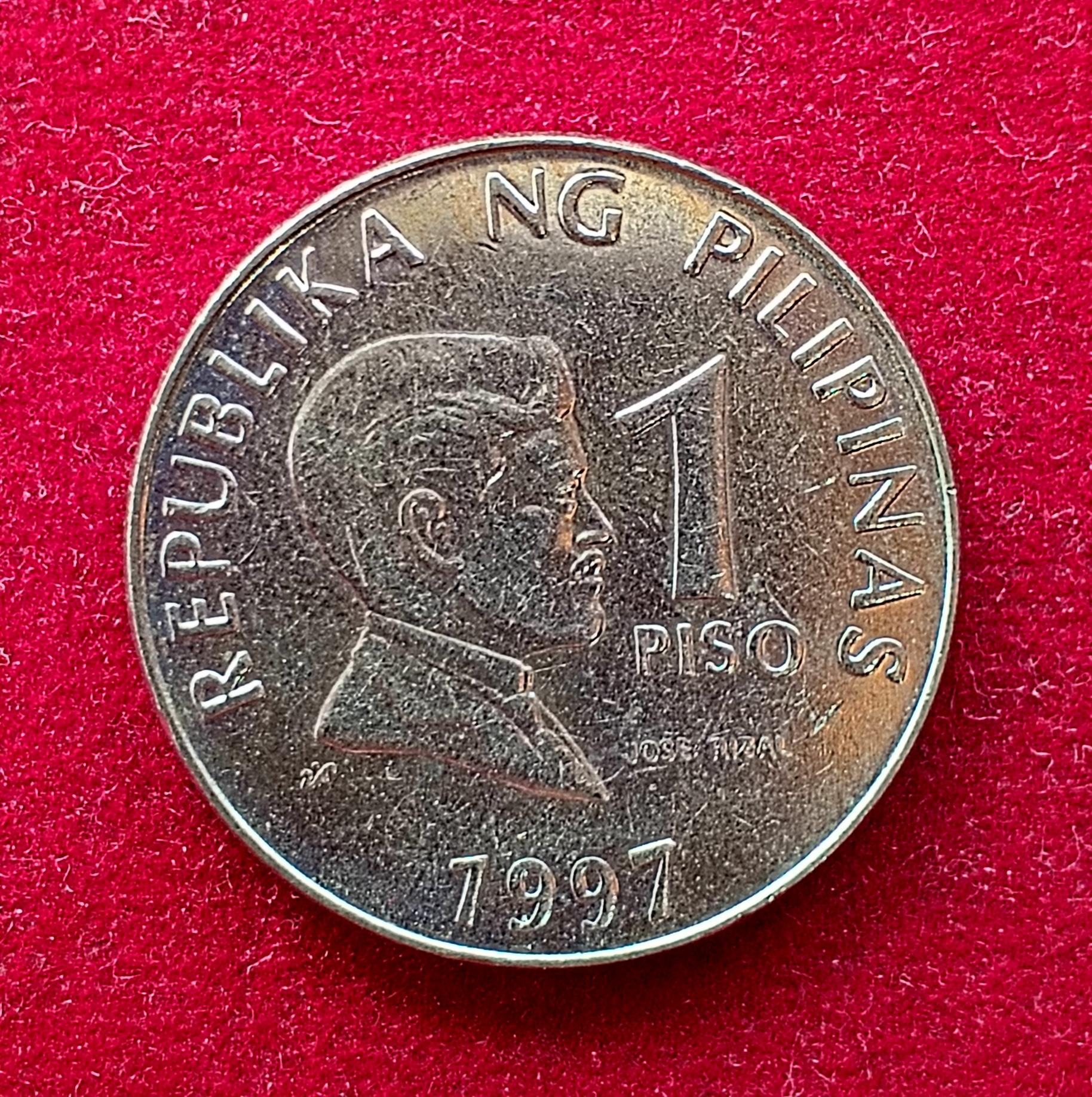 Philippines 1 Piso 1997 Coin