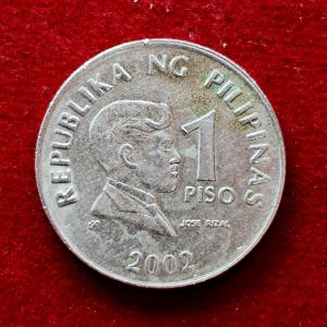 Philippines 1 Piso 2002 Coin